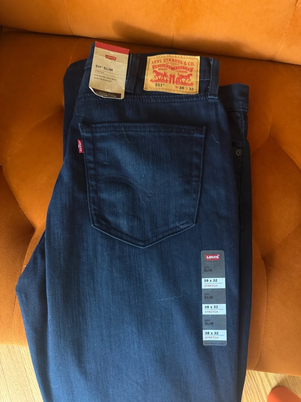 Levi's Men's Slim Jeans in Dark Indigo